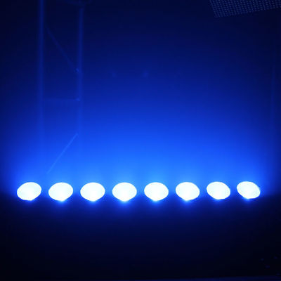 Lumières LED DMX DJ 8x15W étanche à l'eau Laveuse à matrice RGB COB LED Laveuse murale