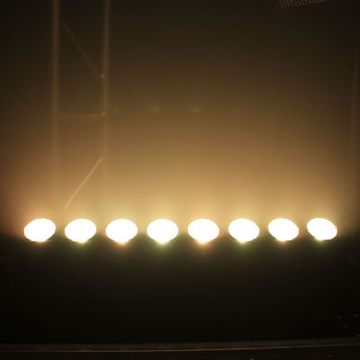 Lumières LED DMX DJ 8x15W étanche à l'eau Laveuse à matrice RGB COB LED Laveuse murale