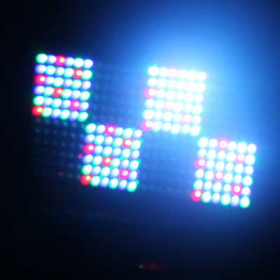 Écran d'affichage à LED programmable de matrice de pixel de lumière de panneau flexible de RVB LED
