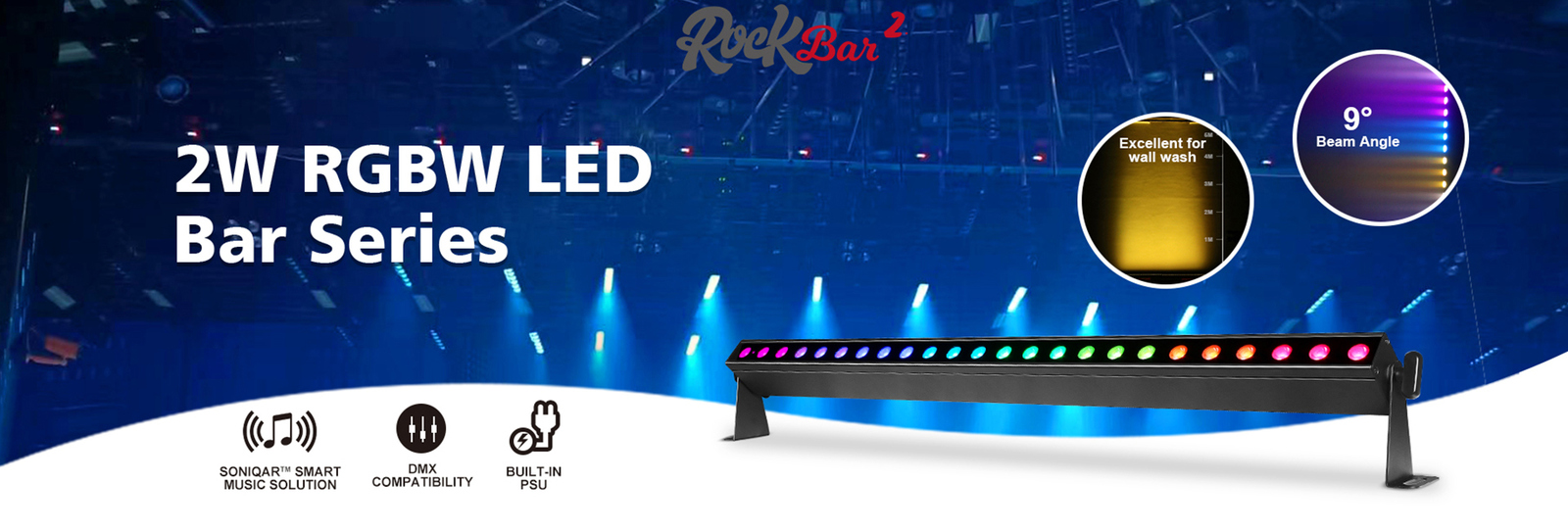 Lumières externes de joint de mur