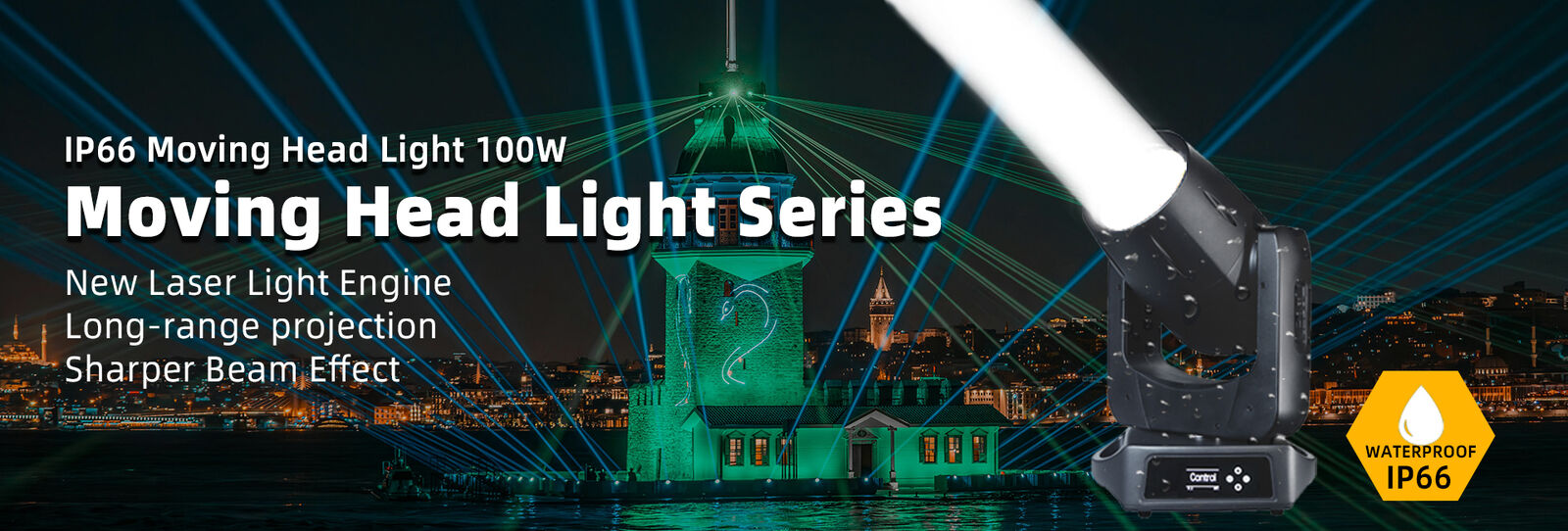 Lumière principale mobile de poutre de LED