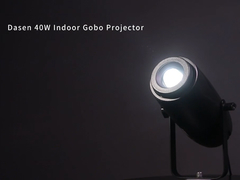 Professionnel 40W Indoor Gobo Light: échange facile de Gobo et projection à fort impact