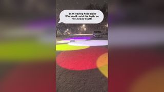 Qui pourrait résister aux lumières en cette nuit enneigée ?