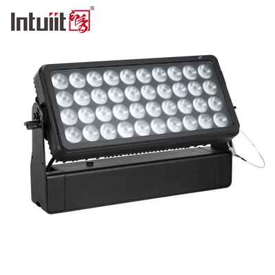 Extérieur 40*10W RGBW LED City Color Light Beam Effect Strobe Effets de lavage à l'épreuve de l'eau Laveuse murale Lampes d'inondation IP65 DMX512 Mode de contrôle