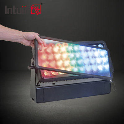 Extérieur 40*10W RGBW LED City Color Light Beam Effect Strobe Effets de lavage à l'épreuve de l'eau Laveuse murale Lampes d'inondation IP65 DMX512 Mode de contrôle