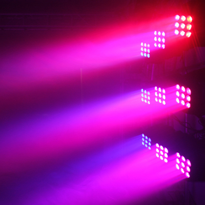 3x3 lumière professionnelle 9x10W RGBW 4 du panneau LED Matrix dans 1 lumière principale en mouvement pour la disco du DJ