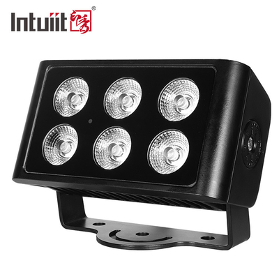 IP65 imperméable à l'eau 6x5W RGBW 4 en 1 LED Flood Light DMX Control Plane Spot Light Background Stain DJ Disco Scene Lighting