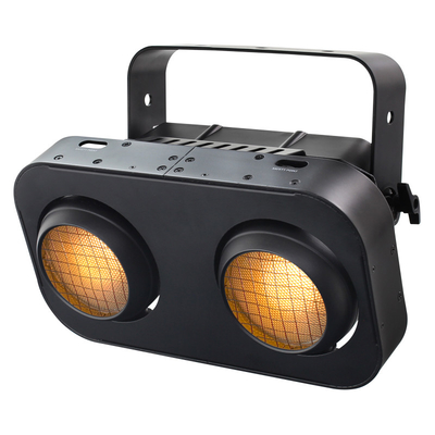 2 yeux Ambre blanc chaud / RGB Cob Par Blinder 2x90w Lampe du public à LED lampe de scène