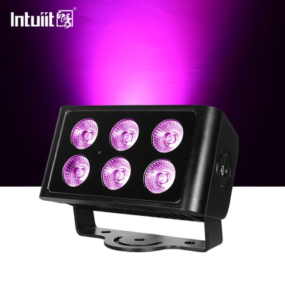 6x5W 4in1 RGBW LED DMX Wall Wash lumières IP65 extérieures LED ville couleur lumière Scène Performance DJ Party Light