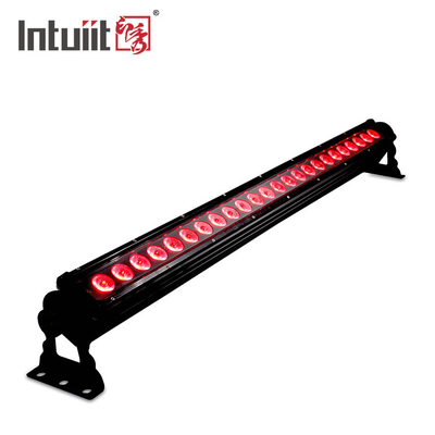 Lumière de scène LED extérieure IP65 24pcs avec DMX RDM Led Wall Wash Light 24 Eyes Rgb Led Bar Light