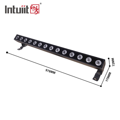 DMX512 14*10w RGBW 4in1 Pixel Led Bar de lave-murs IP65 résistant à l'eau Dj Mariage Événements de la ville Scène extérieure Led Wash Light