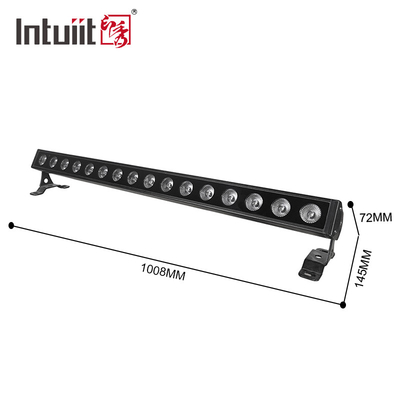 16x5W RGBW LED Lumière de lave-vaisselle Bar DMX Lumière de scène Église de mariage DJ Live Events Lampes à LED Atmosphère Lumière