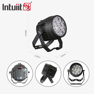 12x10W RGBW 4in1 LED Par Light Lampes de scène pour les performances et les effets lumineux