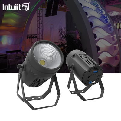 200W COB LED Par Light Cool Blanc 4 en 1 Strobe Lumière de scène DMX Contrôle DJ Disco Équipement Éclairage de scène