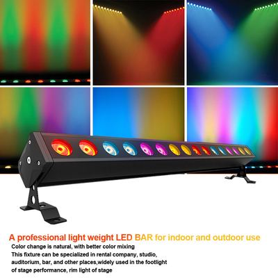 14x10W RGBW 4IN1 Led Wall Wash Light DMX Led Bar Outdoor Waterproof Wash Scene Light Pour la fête de la discothèque