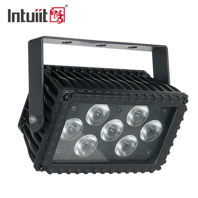 7x3W RGBW LED extérieur 25 degrés angle de projection architecturale projecteur Façade lumière pour bâtiment