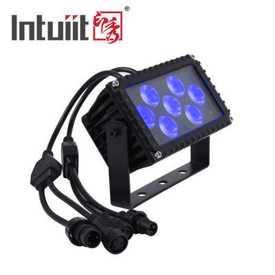 7x3W RGBW LED extérieur 25 degrés angle de projection architecturale projecteur Façade lumière pour bâtiment