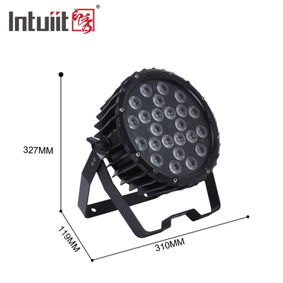 Lumière de scène professionnelle 82W RGB 24*Tri-3W Intérieure DMX512 Slim Flat Led Par Light