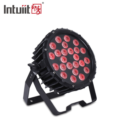 Lumière de scène professionnelle 82W RGB 24*Tri-3W Intérieure DMX512 Slim Flat Led Par Light