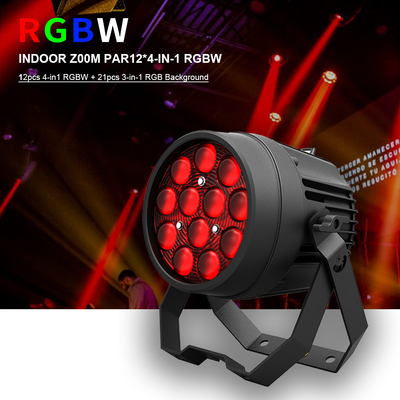 12x10W RGBW 4in1 LED Par Light Lampes de scène pour les performances et les effets lumineux