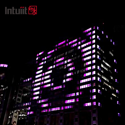 12X3W Nouveau design Laveuse murale LED extérieure IP65 imperméable à l'eau DMX RGBW Laveuse murale LED