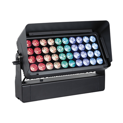 Lumière de ville à LED de couleur 400W bâtiment architectural extérieur Led Wall Washer Light 40pcs 10w Rgbw 4in1 Lumière extérieure de lavage de mur