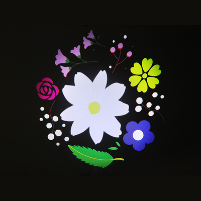 Proyecteur à LED Gobo 60w Proyecteur à LED automatique de changement de couleur Lampe de projection extérieure Gobo Logo personnalisé