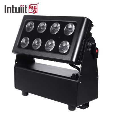 IP65 étanche à l'eau Lumière de bâtiment 8*15W RGBW 4in1 LED extérieur ville de couleur