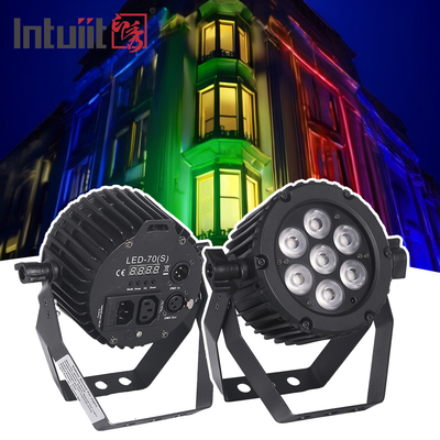 Éclairage de scène de mariage par LED 7pcs 22W 3in1 rgb LED par lumière pour DJ disco