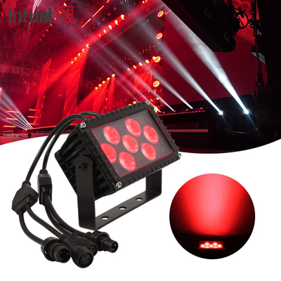 7x3W LED extérieur en fonte en aluminium projection architecturale projecteur lumière de façade