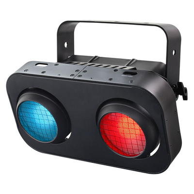 Dmx512 Strobe Ambre Blanc chaud 2x90W 2 Yeux Led Audience Blinder Lumière Led Cob Blinder