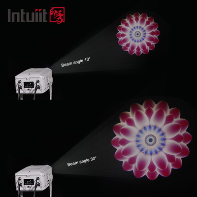 100W étanche à l'eau LED DMX Contrôle de la projection de la vague de l'eau Partie de jardin Lumière de l'effet d'onde de l'eau Projecteur de lumière