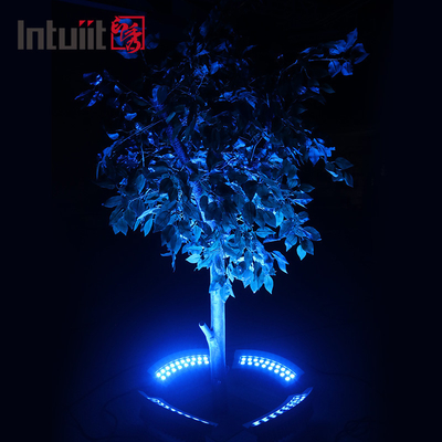 Lampes LED d'arbre d'accueil extérieur dmx512 36W RGBW luminaire de jardin coloré pour paysage Éclairage IP65 Aluminium LED de l'arbre d'accueil