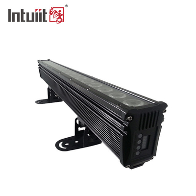 18x8W DMX512 RGBW 4 en 1 lave-murs LED Lumières extérieures Lumière linéaire Pour l'éclairage de la scène de fête