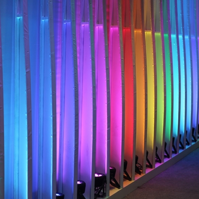 12 pièces professionnelles 4 en 1 12x3W LED Outdoor Par Can Light Éclairage de scène RGBW Alliage d'aluminium DJ Lave-par