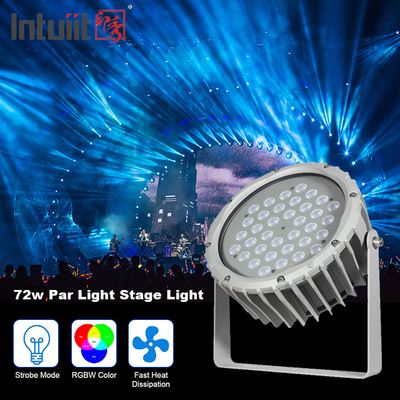 Façade de paysage DMX512 RGBW contrôlée imperméable à l'eau IP65 extérieur 72W LED