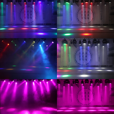 Lumière de scène à LED 19x10W DMX RGBW 4in1 Zoom LED Laveuse murale à tête mobile Pour le concert du DJ Bar Disco Club