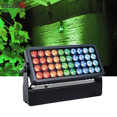 40x10W RGBW 4 en 1 projecteur LED IP65 étanche à l'eau Lumière de scène DMX512 Contrôle DJ Disco Equipement de performance en plein air