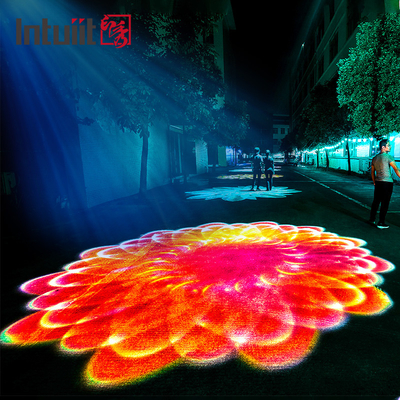 Éclairage de projection de projecteur de 200W professionnel pour l'extérieur imperméable à l'eau IP65 LED Rotary Gobo Logo Publicité