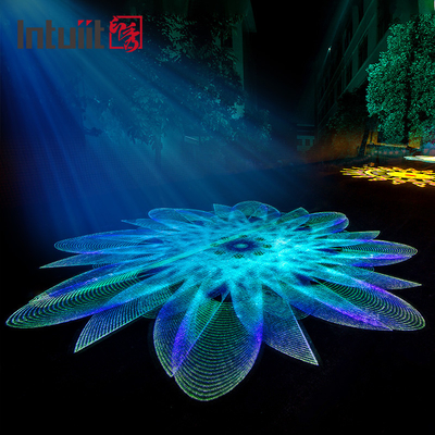Éclairage de projection de projecteur de 200W professionnel pour l'extérieur imperméable à l'eau IP65 LED Rotary Gobo Logo Publicité