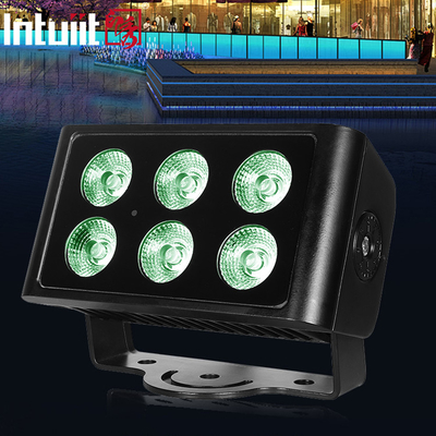 6x5W 4in1 extérieur dmx rgbw IP65 lampe à inondation LED laveur de murs