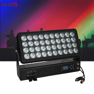 Lumière de scène imperméable à l'eau IP65 RGBW 4in1 LED dmx512