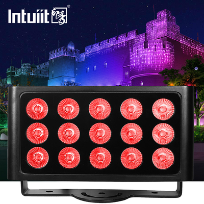 Lumière de scène Carré 15x5w Ip65 imperméable à l'eau Lavoir murale Lumière d'inondation Par lumière