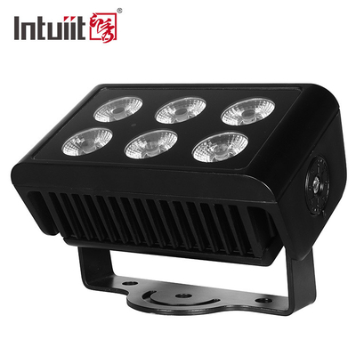DMX512 6x5W RGBW 4in1 IP65 DJ étanche pour les mariages Scène de ville Laveuse murale extérieure LED Laveuse