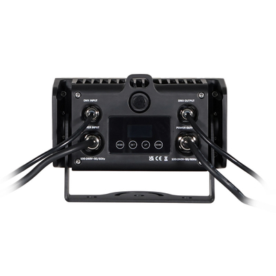 DMX512 6x5W RGBW 4in1 IP65 DJ étanche pour les mariages Scène de ville Laveuse murale extérieure LED Laveuse