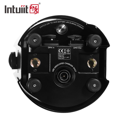 Lumière alimentée par batterie 4*12W RGBW 4in1 LED Uplights Lumière par batterie pour la scène de mariage du DJ Club Party