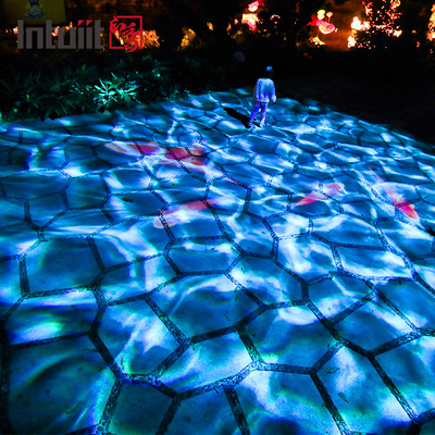 Lumière à effet d'onde d'eau LED imperméable à l'eau de 200W DMX512 LOGO Projecteur Lumière à effet d'eau