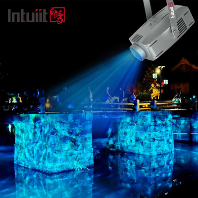 Lumière à effet d'onde d'eau LED imperméable à l'eau de 200W DMX512 LOGO Projecteur Lumière à effet d'eau