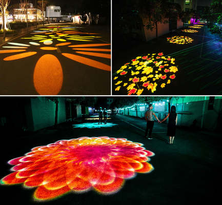 Source lumineuse LED Proyecteur Gobo extérieur 100W Proyecteur Gobo rotatif sur mesure