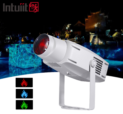 Lumières publicitaires de 400W Rotation image GOBO Logo projecteur lumière DMX512 lampe de paysage